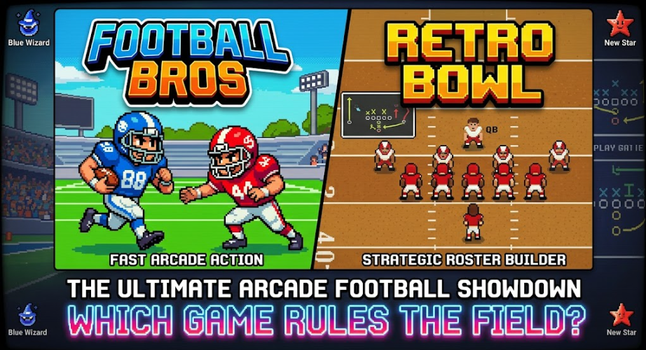 Football Bros vs Retro Bowl